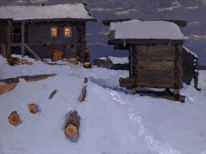 "Pictură. Rural" by Vladimir Fedorovich Stozharov