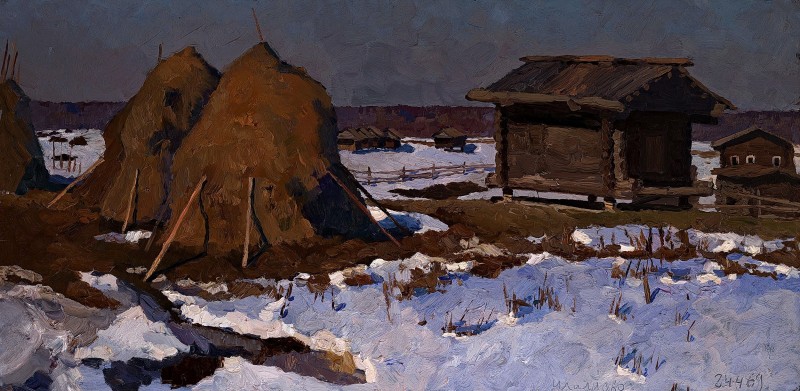 "Pictură. Rural" by Vladimir Fedorovich Stozharov