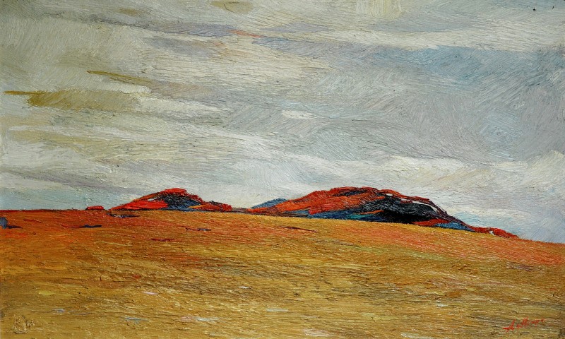 "Transilvania" by Anatol Ghimpu, oil on canvas