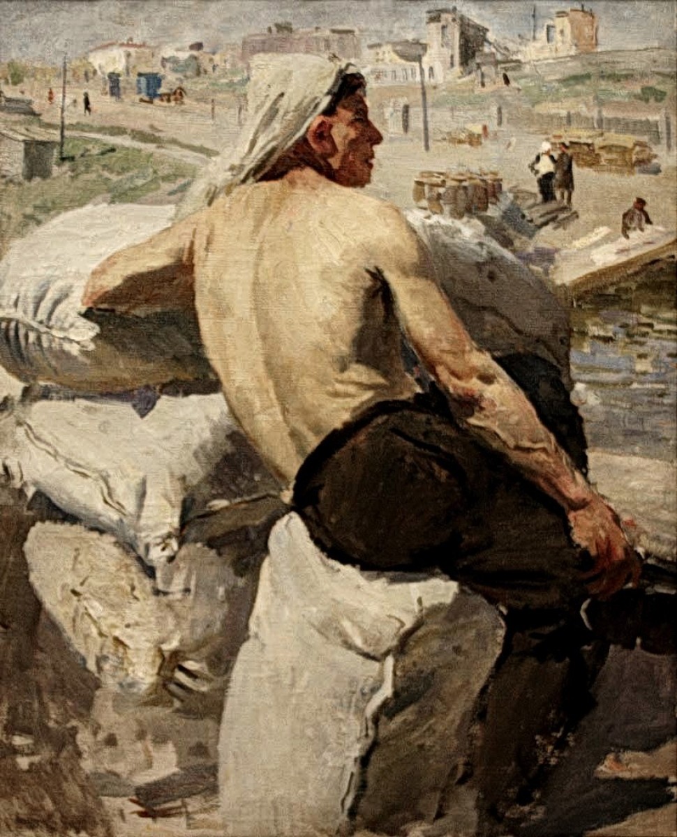 "Compoziție" by Konstantin Mefodovich Maksimov