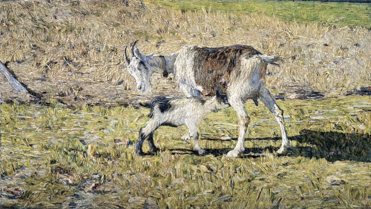 "Painting. Animals" by Giovanni Segantini