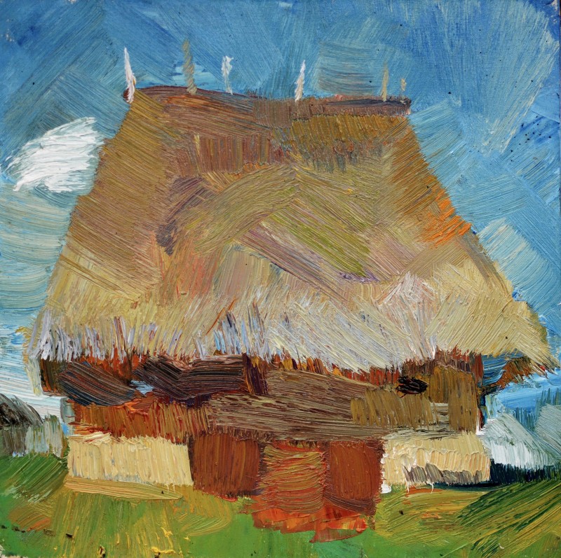 "Painting. Pleinair. Pleinair romania" by Sanda Ceban, oil on canvas