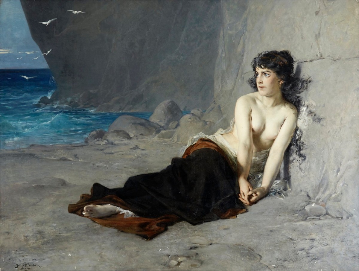 "Painting. Figure" by Julius Johann Ferdinand Kronberg