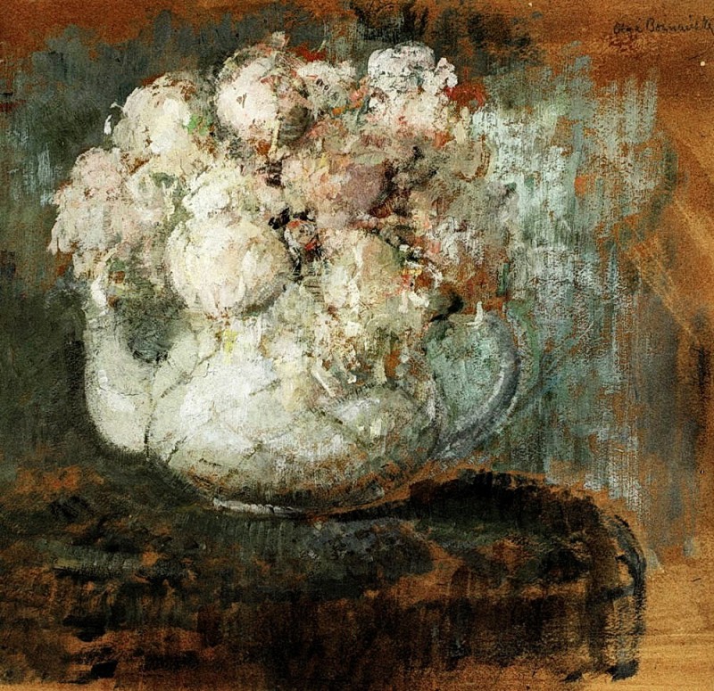 "Pictură. Flori" by Olga Boznańska