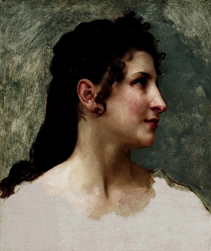 "Painting. Portrait" by William-Adolphe Bouguereau