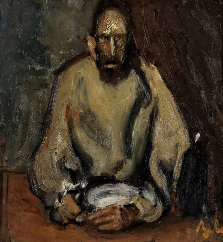 "Pictură. Figură / semifigură" by Corneliu Baba