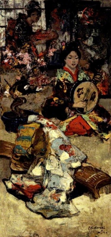 "Композиция" by Едвард Аткинсон Хорнел