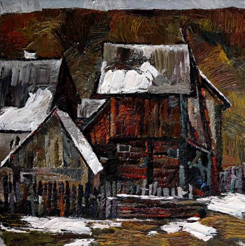 "Pictură. Pleinair. Pleinair România" by Vlada Cibuc, ulei pe pânză