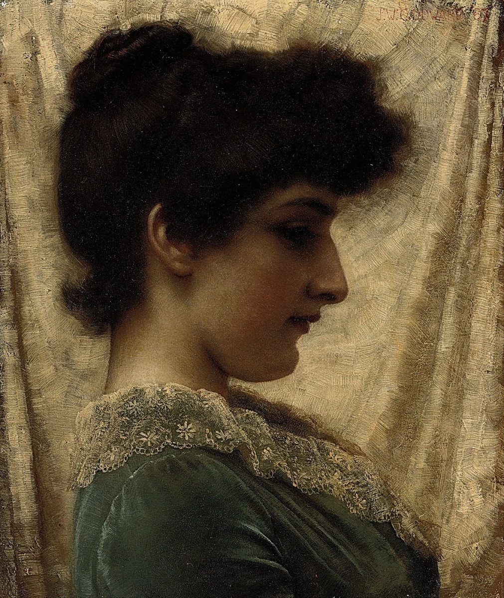 "Painting. Portrait" by John William Godward