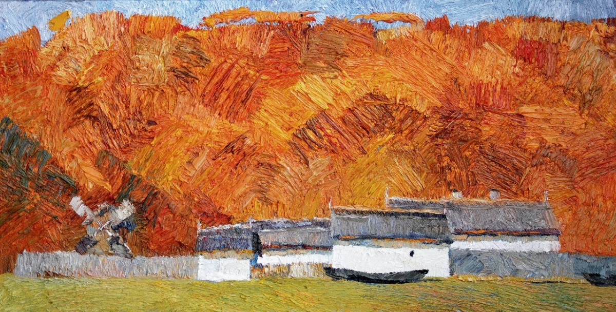 "Пейзаж" by Ион Голубей, 2015, масло / холст