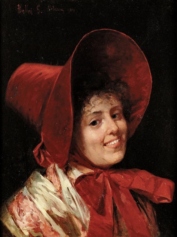 "Pictură. Portret" by Virgilio Ripari