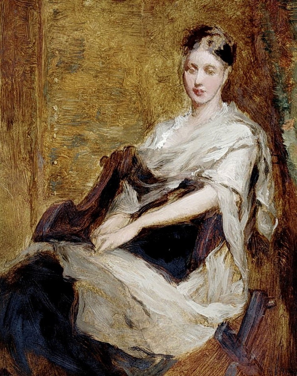 "Pictură. Figură / semifigură" by George Elgar Hicks