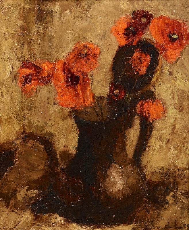 "Painting. Flowers" by Coba van der Lee