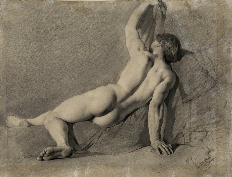 "Desen. Nud" by Konstantin Yegorovich Makovsky