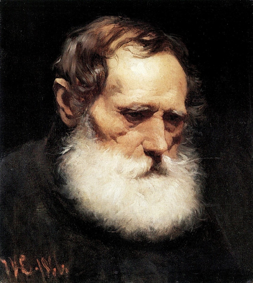 "Pictură. Portret" by Wilhelm Leibl