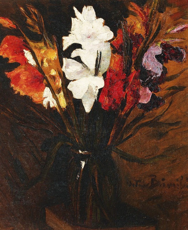 "Pictură. Flori" by Octav Băncilă