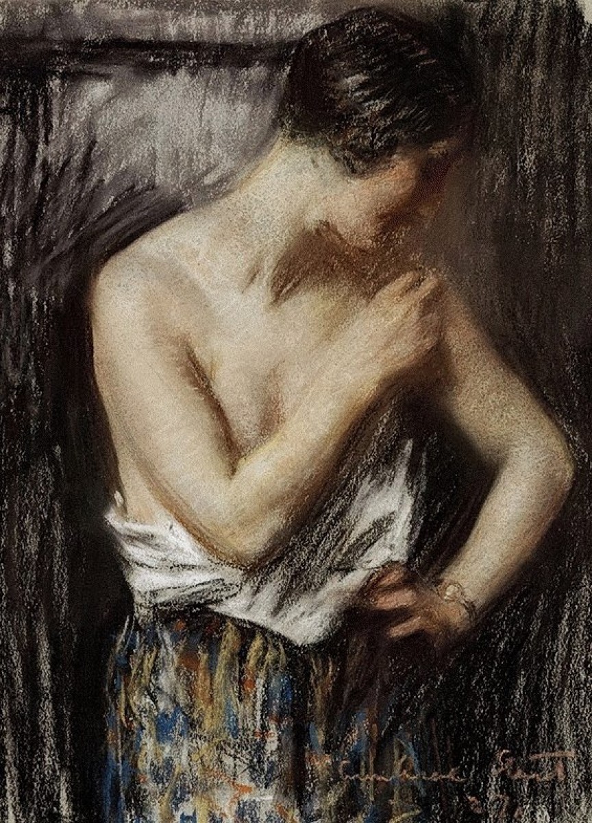"Pictură. Nud. Figură / semifigură" by Janet Cumbrae-Stewart