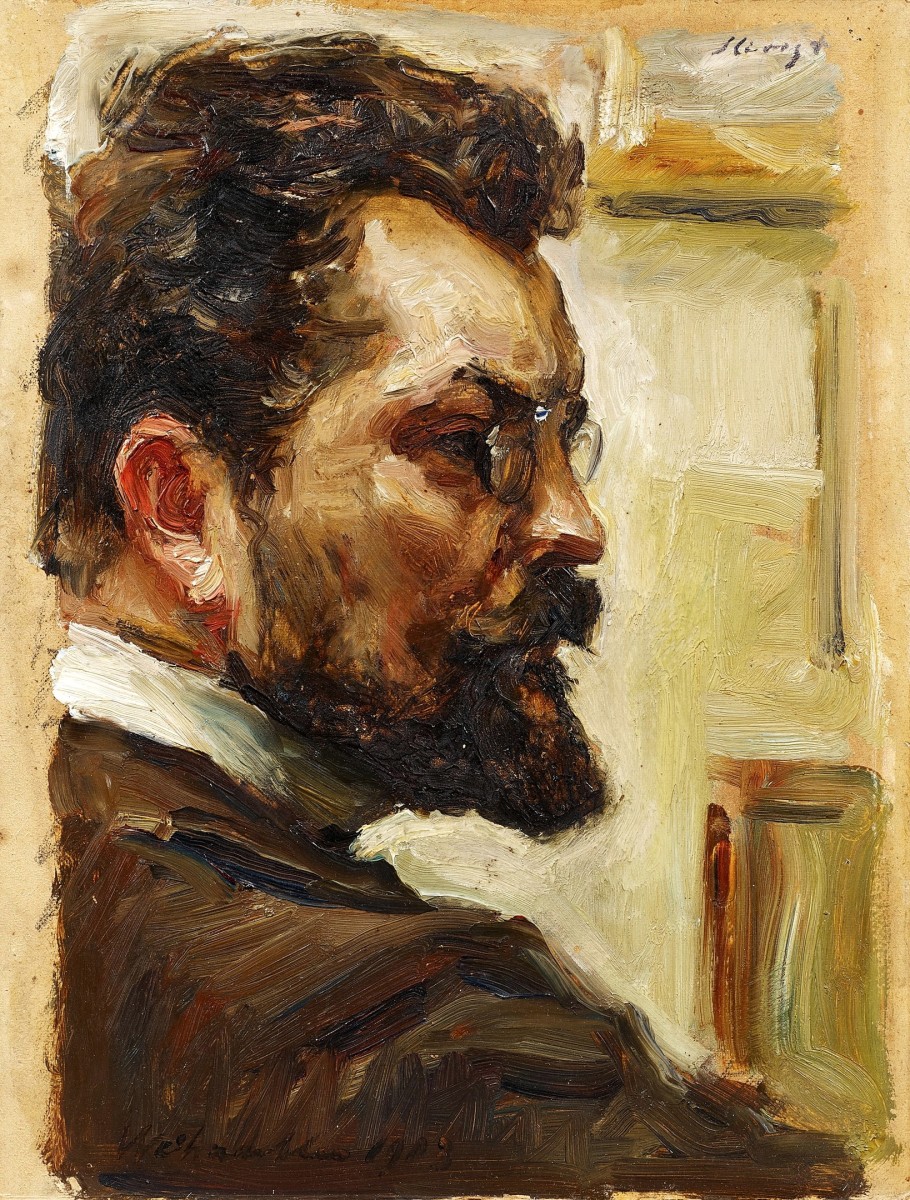 "Pictură. Portret" by Max Slevogt