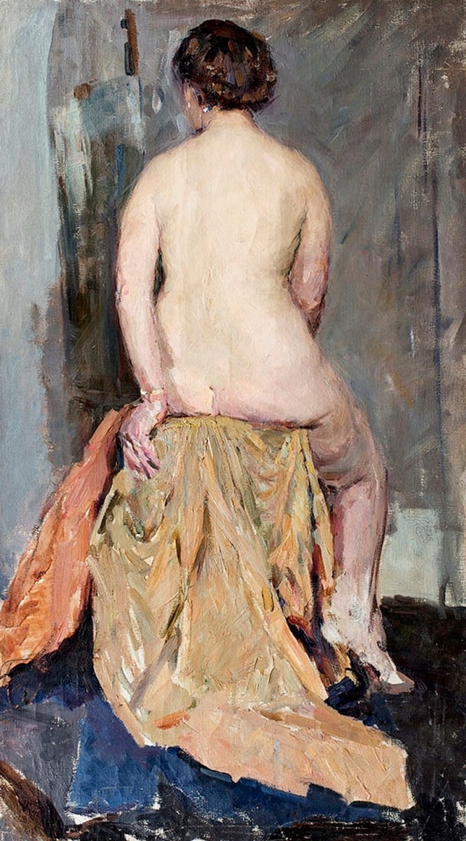"Painting. Nude" by Avrora Efimovna Sosnovskaya