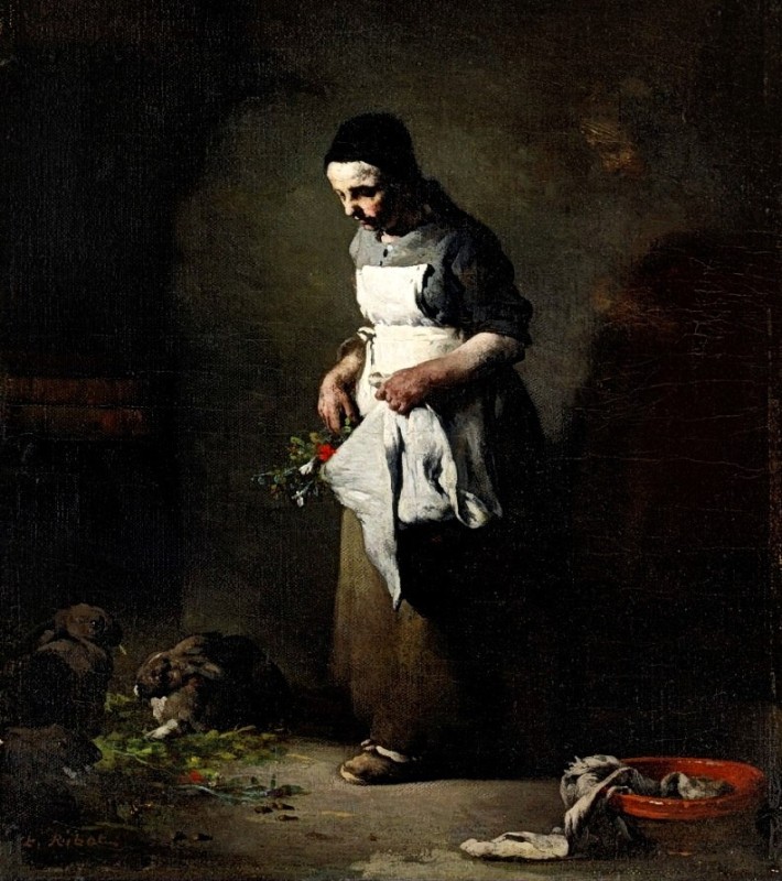 "Compoziție" by Théodule Ribot