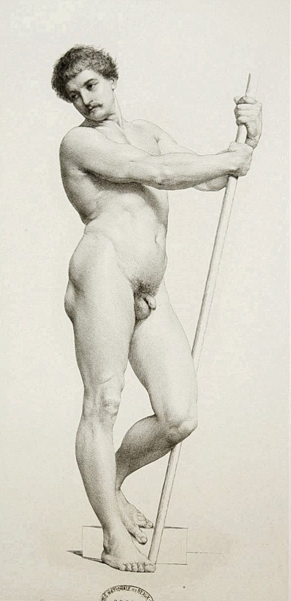 "Drawing. Nude" by William Barbotin