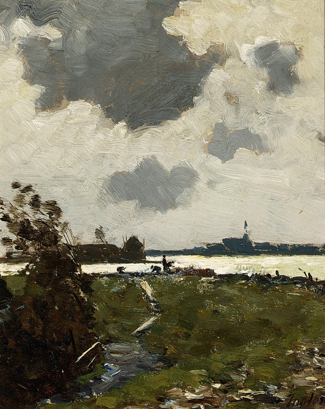 "Painting. Landscape" by Willem Bastiaan Tholen