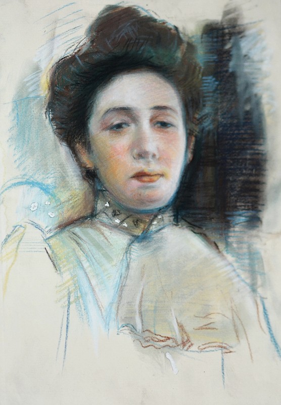 "Copie" by Victor Teslaru, 2014, 300x200mm, pastel pe hârtie