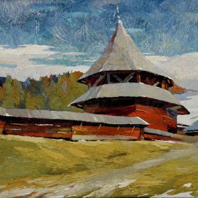 "Молдовица" by Анатол Гимпу, масло / холст
