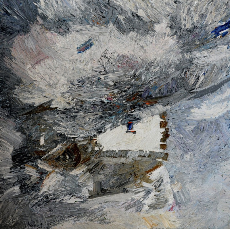 "Painting. Pleinair. Abstract. Pleinair romania" by Alexandra Clapatiuc, oil on canvas