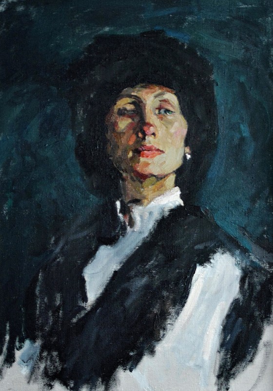 "Portret" by Cэтэлин Граур, 2017, 600x420mm, масло / холст