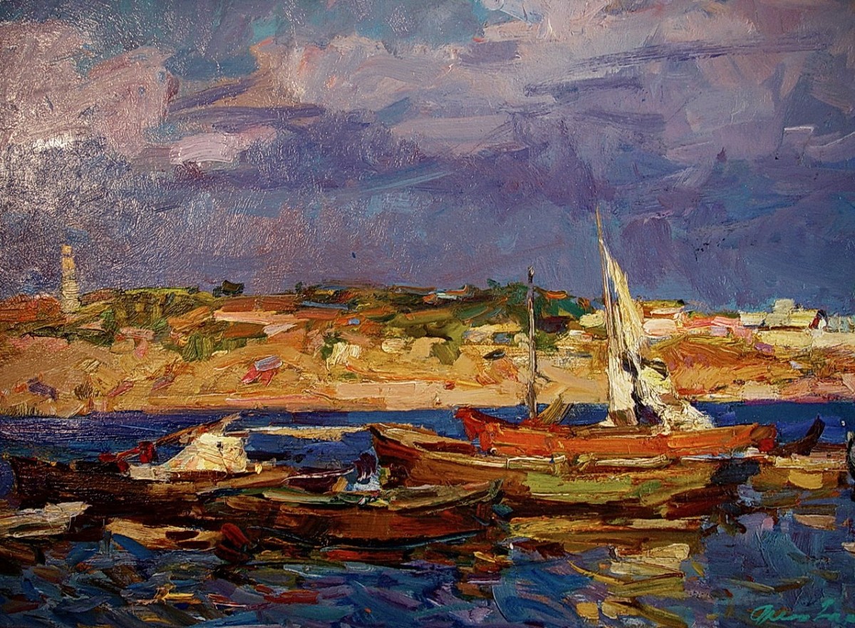 "Painting. Landscape" by Fyodor Z. Zakharov