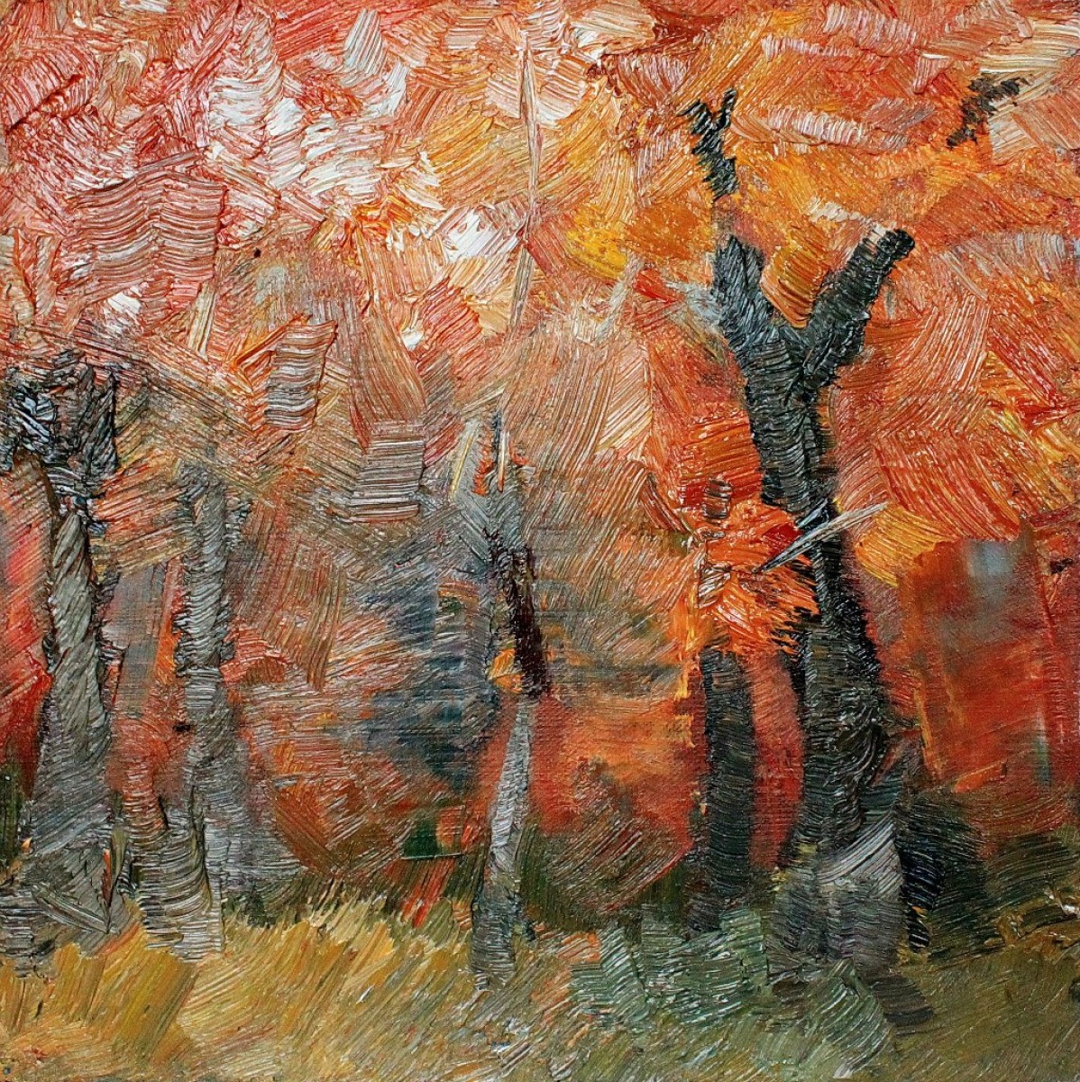 "Pleinair. Pleinair în Moldova" by Vlada Cibuc, ulei pe pânză