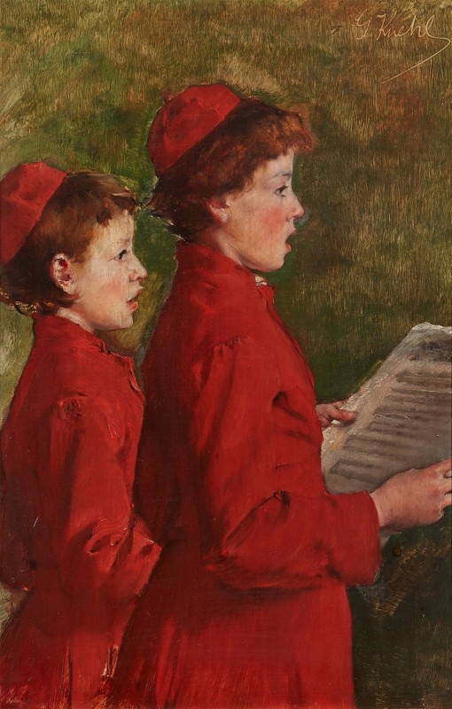 "Painting. People" by Gotthardt Kuehl