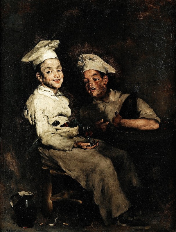 "Compoziție" by Théodule Ribot