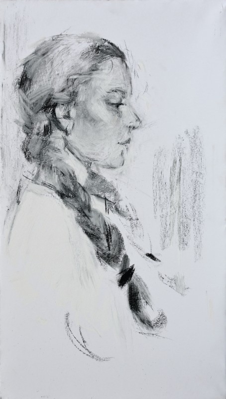 "Studiu. Figură" by Vasile Corețchii, 2020