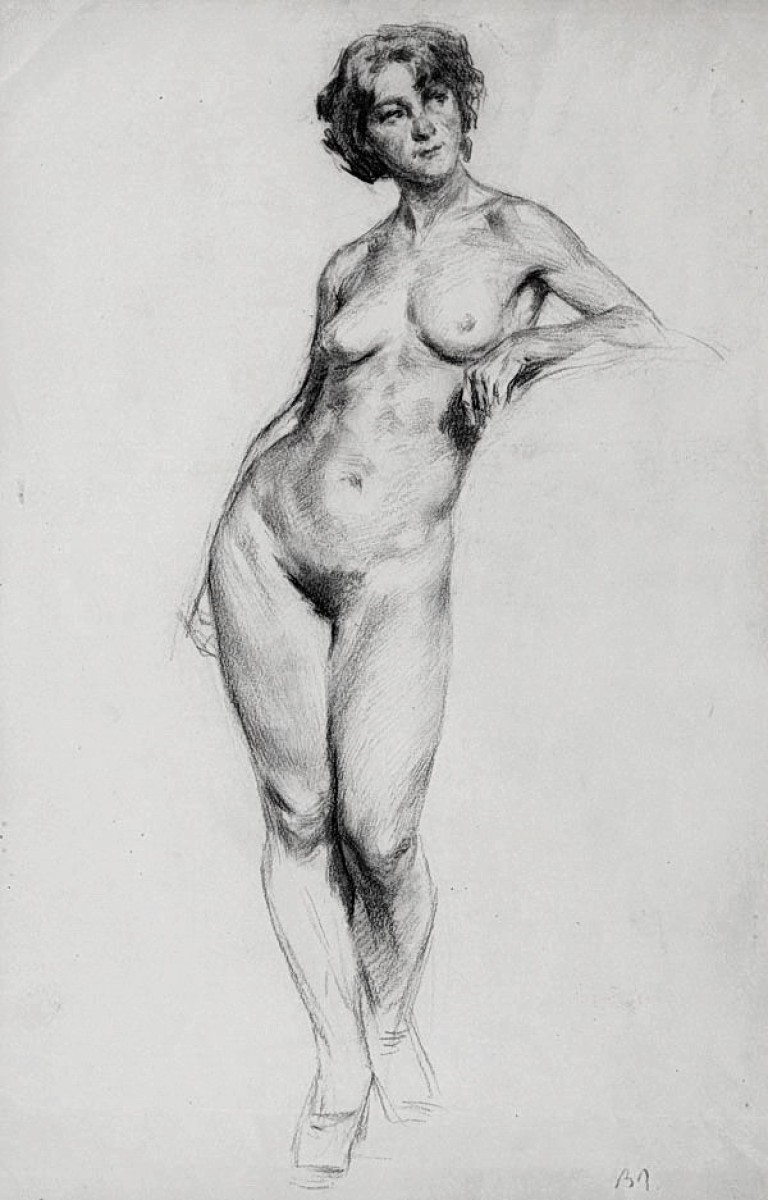 "Desen. Nud" by Vladimir Vasilyevich Lebedev