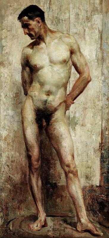 "Drawing. Nude" by Cesare Tallone