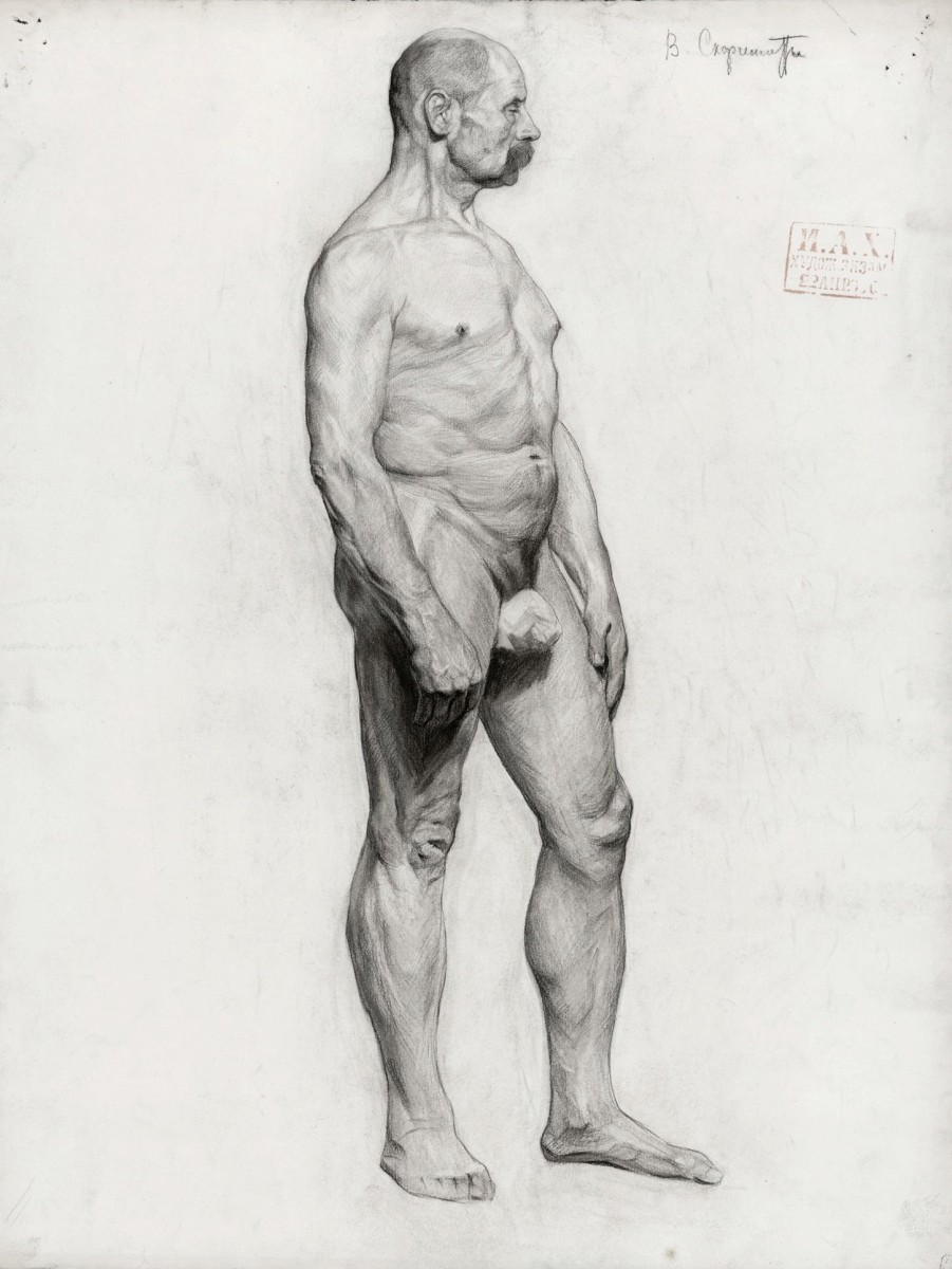 "Drawing. Nude" by V. Skorchelletti