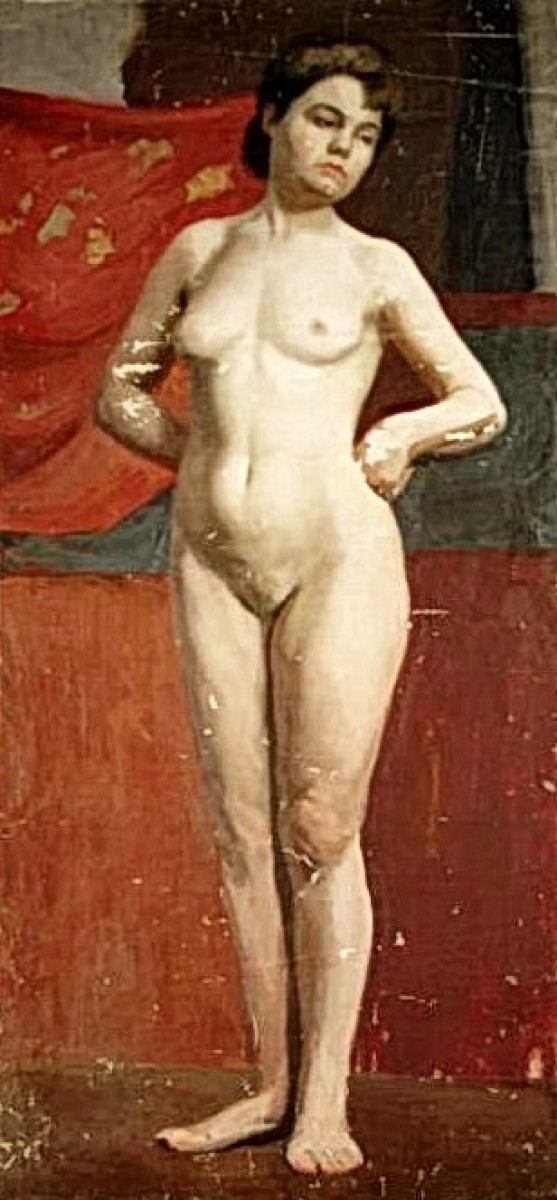 "Painting. Nude" by I. S. Dolmatov
