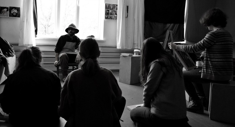 День зарисовок. Ученики Оксаны Цип. 16 января 2017 г.