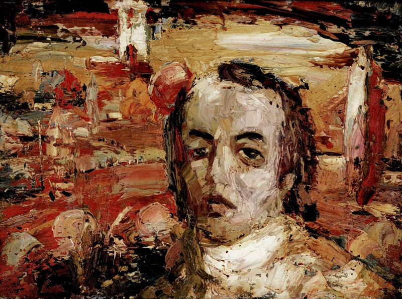 "Autoportrait" by Anatol Ghimpu, 430x570mm, oil on canvas