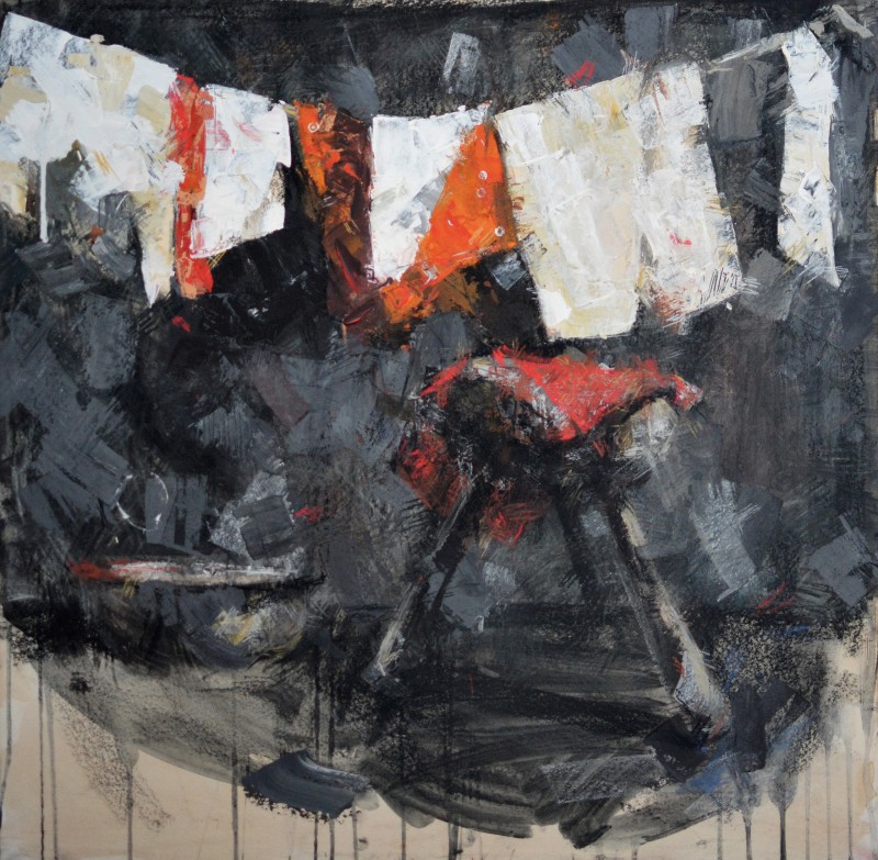 "Drawing. Still life" by Eduard Leahu, 600x600mm