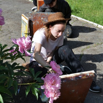 ... начало летнего пленэра / 8-й, 10-й и 11-й кл. /