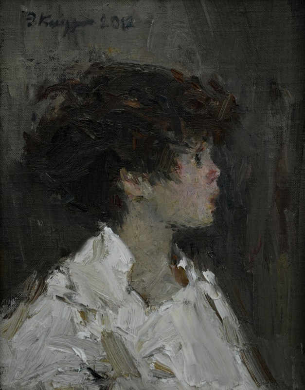 "Pictură. Portret" by Emil Childescu