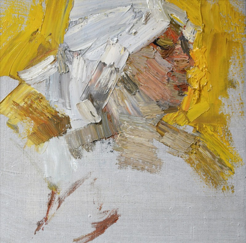 "Painting. Etude. Portrait. Long term" by Alexandru Untilov, 300x300mm, oil on canvas