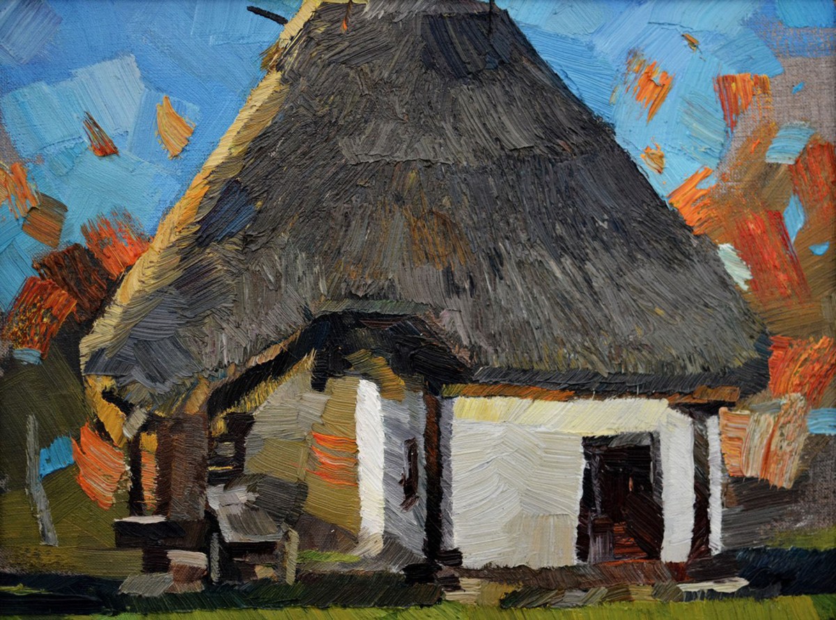 "Motiv. Sibiu ASTRA" by Dumitrița Znaida, 2016, 320x420mm, oil on canvas