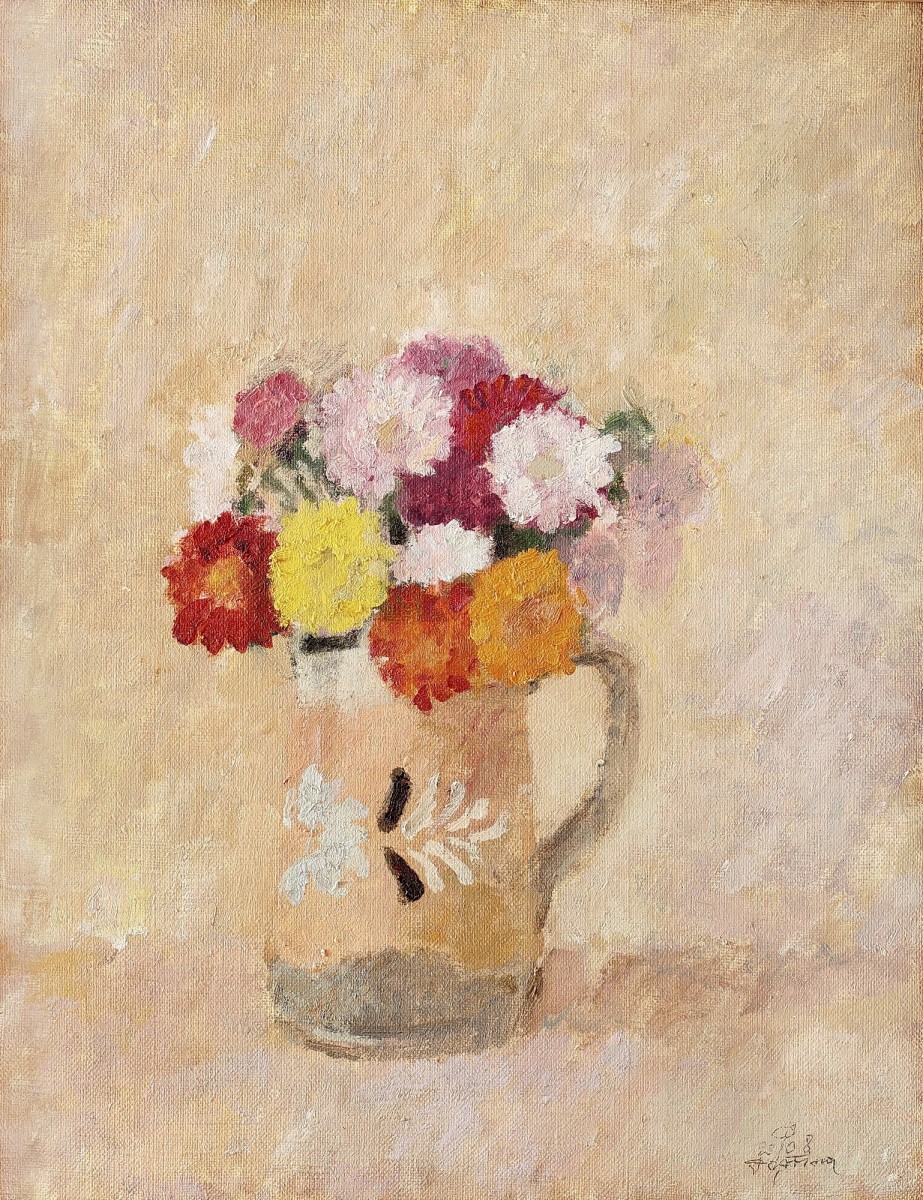 "Painting. Flowers" by Ovidiu Bose Paştină