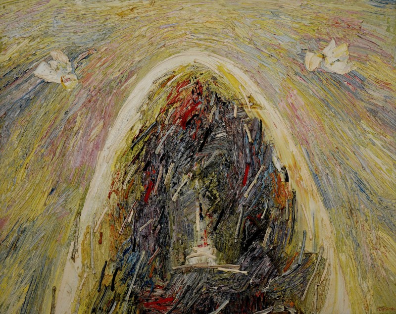 "Butuceni" by Анатол Гимпу, 1994, 550x700mm, масло / холст