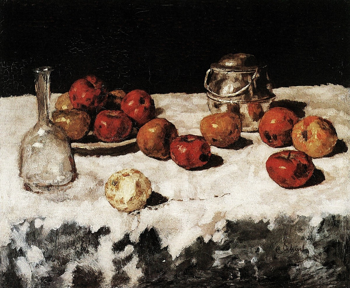 "Painting. Still life" by Carl Schuch