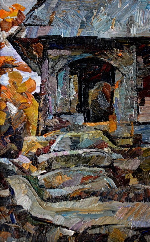 "Pictură. Pleinair. Pleinair România" by Dumitrița Znaida, ulei pe pânză